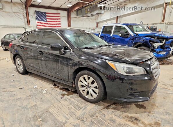 4S3BNBC66G3056605 2016 SUBARU LEGACY Black Przód prawy