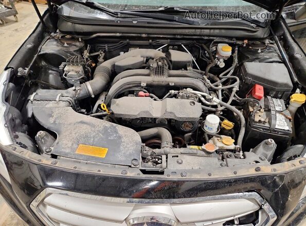 4S3BNBC66G3056605 2016 SUBARU LEGACY Black Widok wnętrza z tyłu