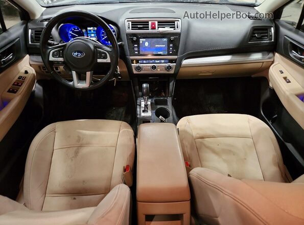 4S3BNBC66G3056605 2016 SUBARU LEGACY Black Widok deski rozdzielczej