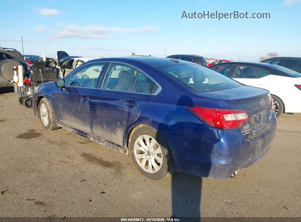 4S3BNBC6XG3063234 2016 SUBARU LEGACY Blue Задня ліва чверть