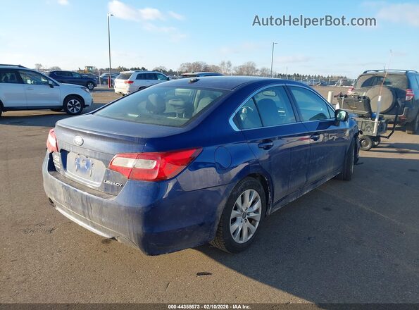 4S3BNBC6XG3063234 2016 SUBARU LEGACY Blue Задня права чверть
