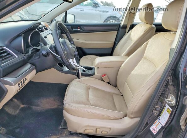 4S3BNBN64G3033000 2016 SUBARU LEGACY Black Vista interior delantera