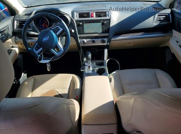 4S3BNEN65H3022753 2017 SUBARU LEGACY Blue Вид панелі приладів