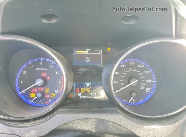 4S3BNEN65H3022753 2017 SUBARU LEGACY Blue Вид щитка приладів