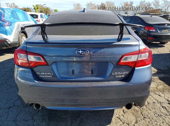 4S3BNEN65H3022753 2017 SUBARU LEGACY Blue Вид ззаду