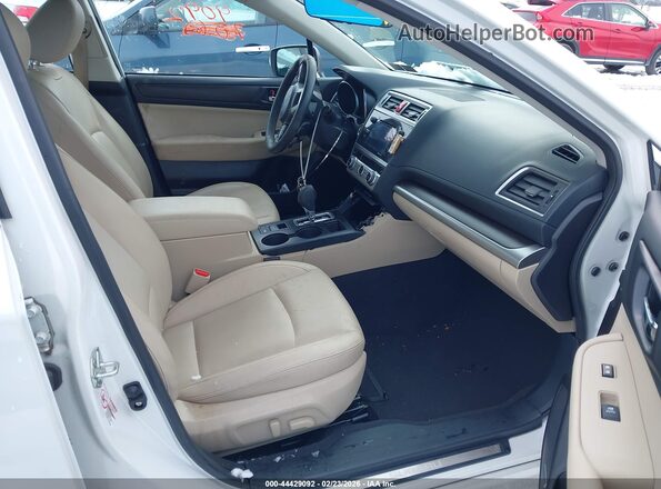 4S3BNEN6XH3066649 2017 SUBARU LEGACY White წინა სალონის ხედი