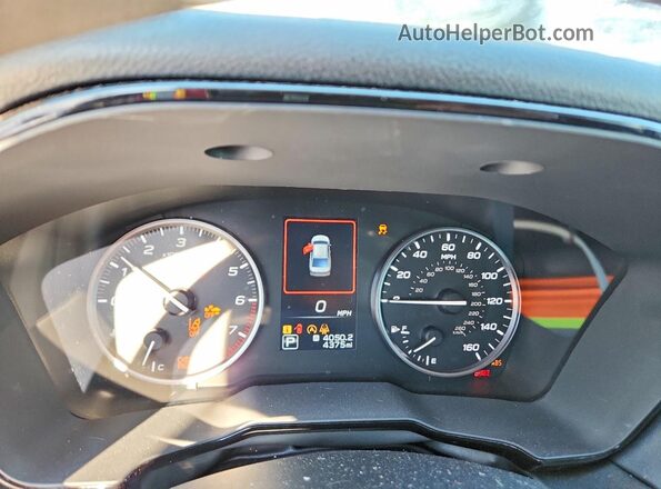 4S3BWAB66S3020656 2025 SUBARU LEGACY Black Instrument cluster view