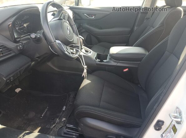 4S3BWAD63P3005164 2023 SUBARU LEGACY Белый Вид салона спереди