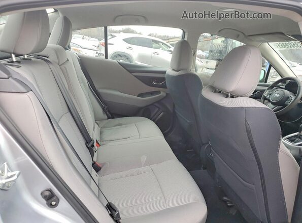 4S3BWAD66P3013856 2023 SUBARU LEGACY Silver Rear seats view