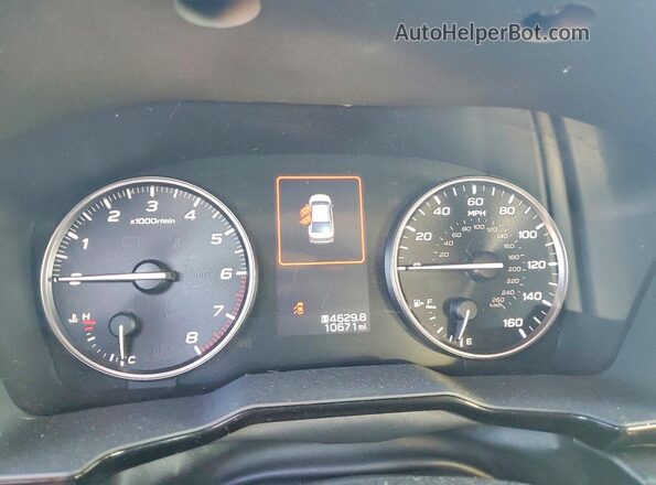 4S3BWAD68S3022258 2025 SUBARU LEGACY Black Вид щитка приладів