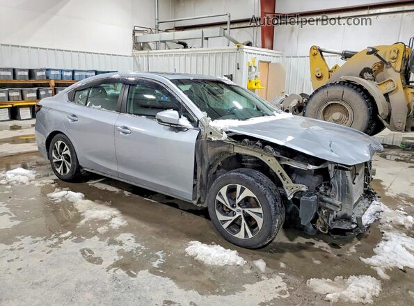 4S3BWAF64M3019857 2021 SUBARU LEGACY Silver Front right