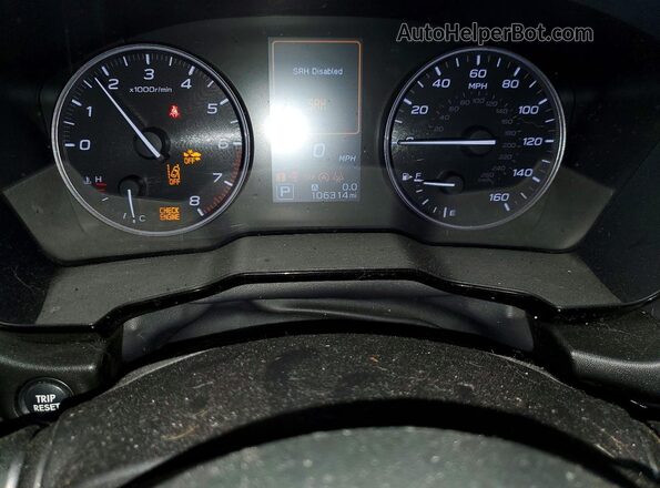 4S3BWAF64M3019857 2021 SUBARU LEGACY Silver Instrument cluster view