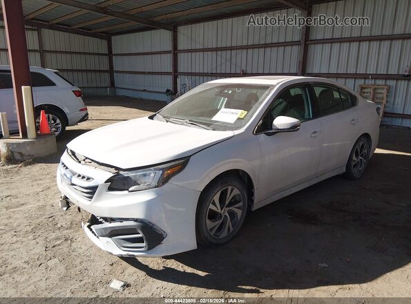 4S3BWAF65M3019639 2021 SUBARU LEGACY White Front left