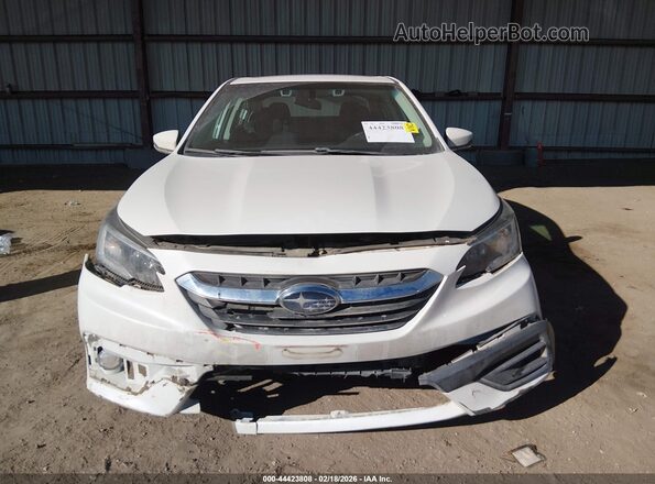4S3BWAF65M3019639 2021 SUBARU LEGACY White Instrument cluster view