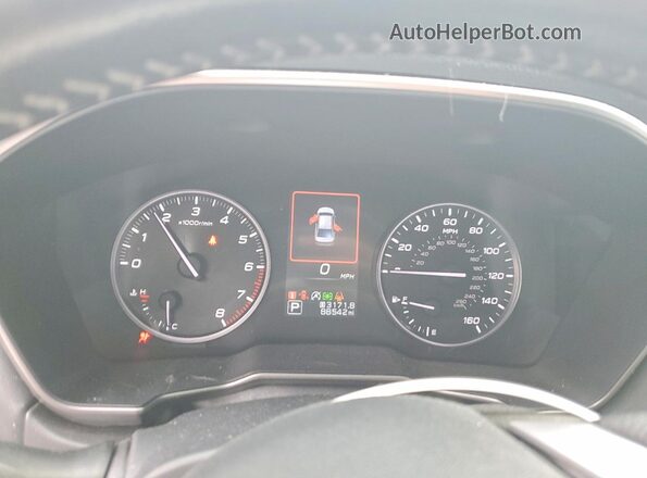 4S3BWAN65N3019031 2022 SUBARU LEGACY Белый Вид щитка приборов