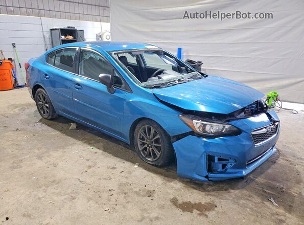 4S3GKAA60H3621637 2017 SUBARU IMPREZA Blue Передня права чверть