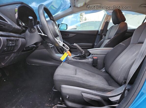 4S3GKAA60H3621637 2017 SUBARU IMPREZA Blue Вид салону спереду