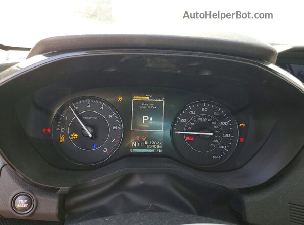 4S3GKAD60N3605106 2022 SUBARU IMPREZA Silver ხელსაწყოთა პანელის ხედი