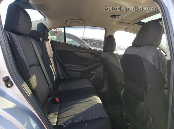 4S3GKAD60N3605106 2022 SUBARU IMPREZA Silver უკანა სავარძლების ხედი