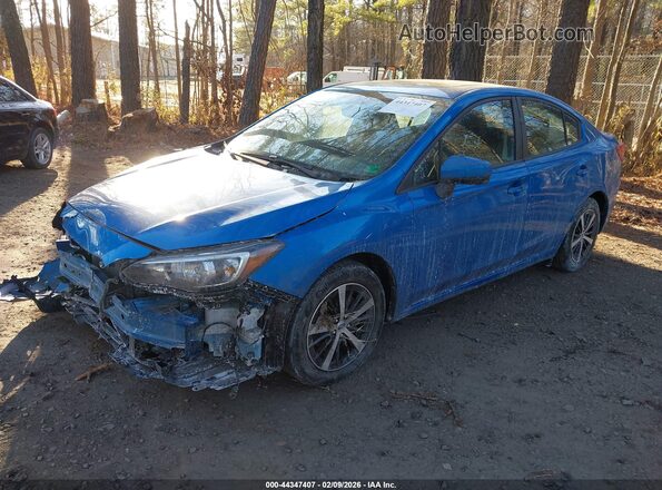4S3GKAD64P3601756 2023 SUBARU IMPREZA Blue Առջևի ձախ երեք քառորդ տեսարան