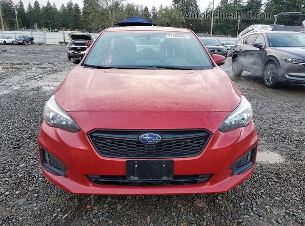 4S3GKAM6XK3617646 2019 SUBARU IMPREZA Red Widok z przodu