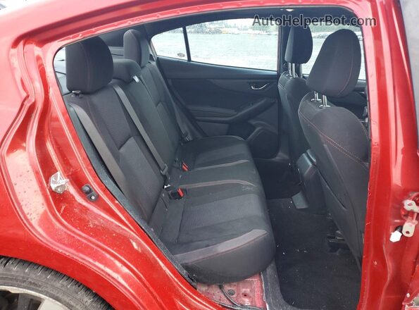 4S3GKAM6XK3617646 2019 SUBARU IMPREZA Red Widok tylnych siedzeń