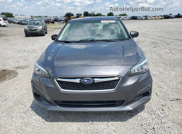 4S3GTAA61K3718009 2019 SUBARU IMPREZA Gray 