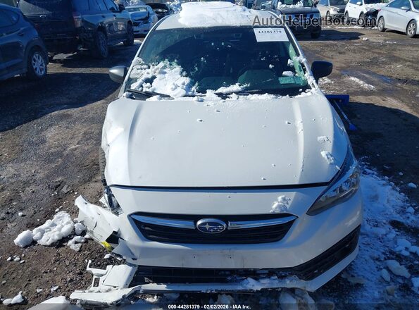 4S3GTAB60N3702211 2022 SUBARU IMPREZA White Vista del salpicadero