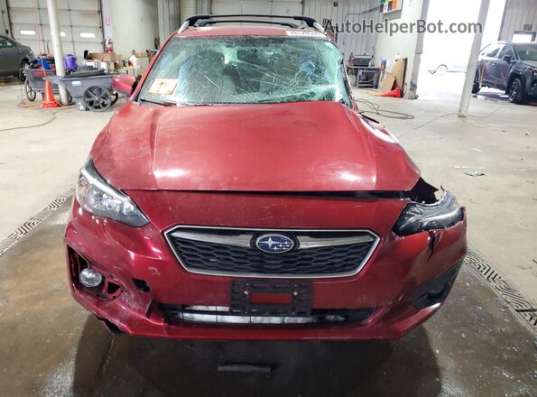 4S3GTAD69K3734230 2019 SUBARU IMPREZA Бордовый Вид спереди