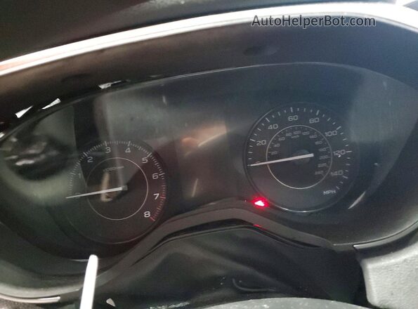4S3GTAD69K3734230 2019 SUBARU IMPREZA Бордовый Вид щитка приборов