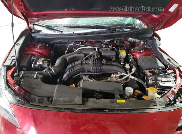 4S3GTAD69K3734230 2019 SUBARU IMPREZA Бордовый Вид подкапотного пространства