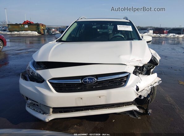 4S3GTAD69P3722425 2023 SUBARU IMPREZA White Widok zestawu wskaźników
