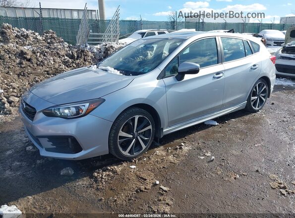 4S3GTAM64L3733813 2020 SUBARU IMPREZA Silver 