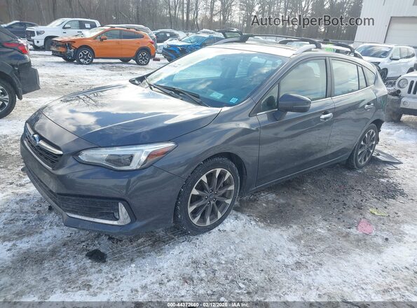 4S3GTAU65L3731312 2020 SUBARU IMPREZA Gray წინა მარცხენა ხედი სამი მეოთხედიდან