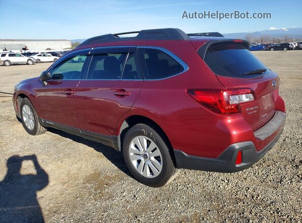 4S4BSABC3K3300807 2019 SUBARU OUTBACK Red Հետևի ձախ