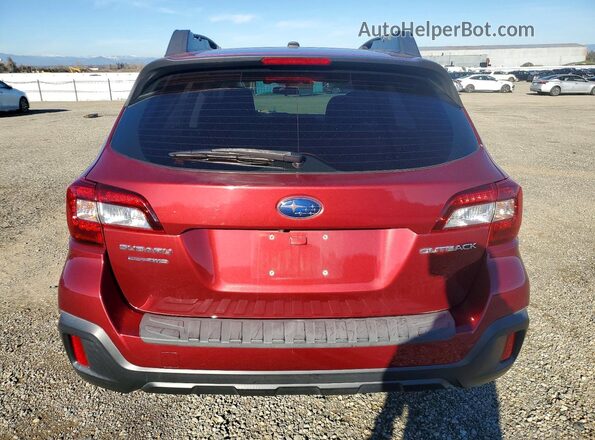 4S4BSABC3K3300807 2019 SUBARU OUTBACK Red Հետևի տեսք