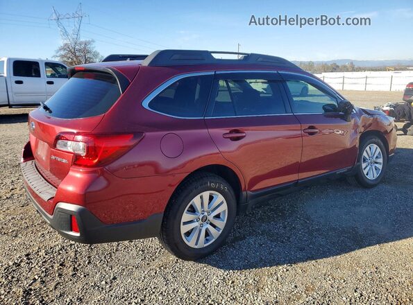4S4BSABC3K3300807 2019 SUBARU OUTBACK Red Հետևի աջ
