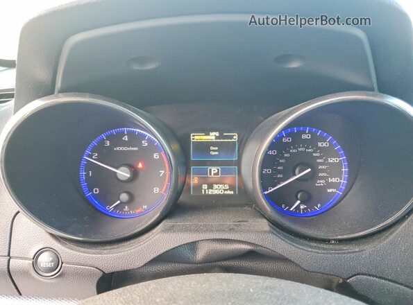 4S4BSAEC0G3249852 2016 SUBARU OUTBACK Silver Instrument cluster view