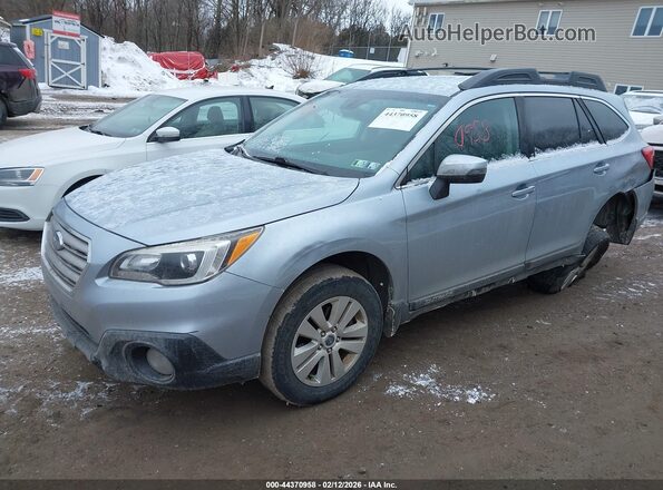 4S4BSAFC0H3322332 2017 SUBARU OUTBACK Silver Przód lewy