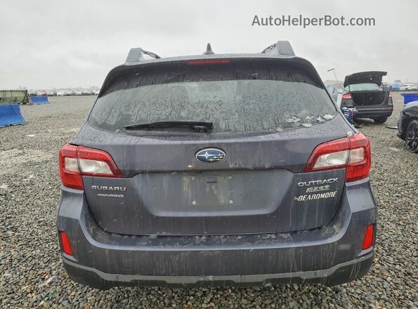 4S4BSAFC6H3277851 2017 SUBARU OUTBACK Gray Вид ззаду