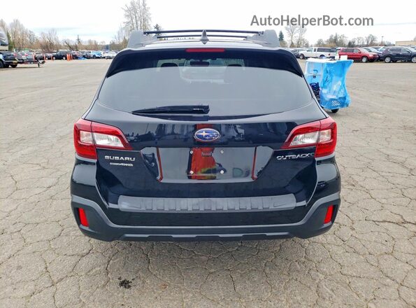 4S4BSAFCXK3226392 2019 SUBARU OUTBACK Черный Вид сзади