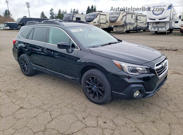 4S4BSAFCXK3226392 2019 SUBARU OUTBACK Черный Передняя правая четверть