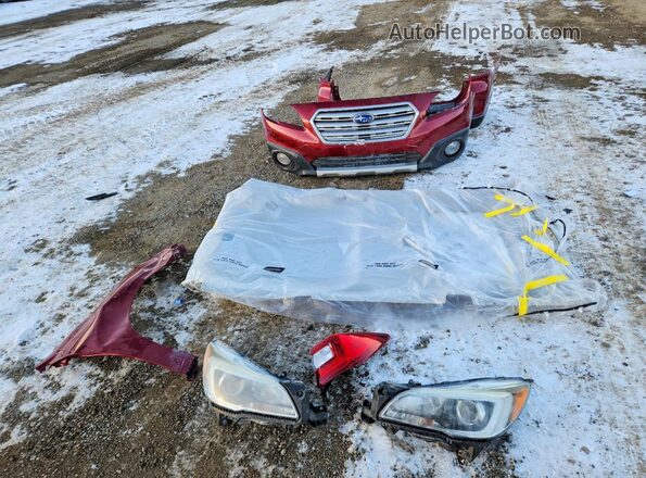 4S4BSAKC3H3248409 2017 SUBARU OUTBACK Red Вид наклейки з VIN-кодом