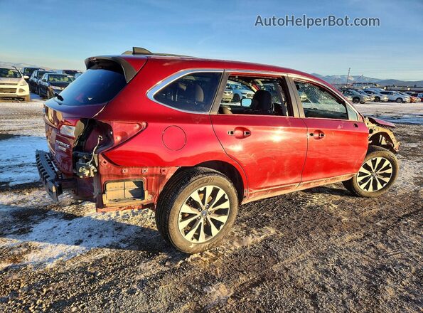 4S4BSAKC3H3248409 2017 SUBARU OUTBACK Red Задня права чверть