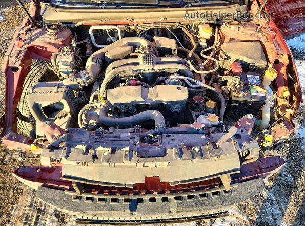4S4BSAKC3H3248409 2017 SUBARU OUTBACK Red Вид підкапотного простору
