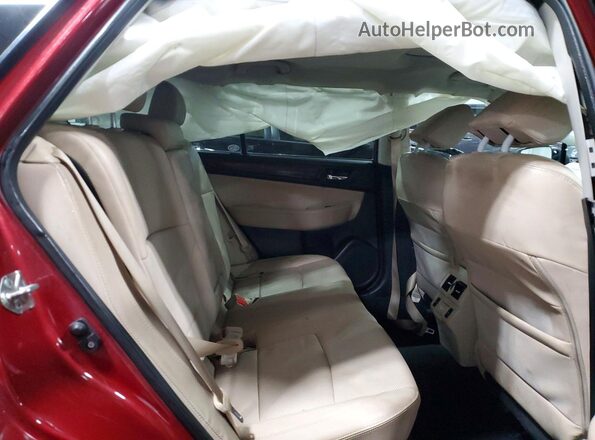 4S4BSAKC4J3274023 2018 SUBARU OUTBACK Maroon Vista de los asientos traseros