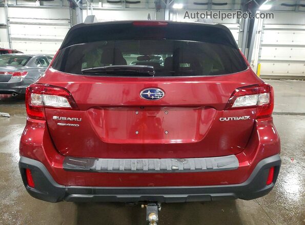 4S4BSAKC4J3274023 2018 SUBARU OUTBACK Maroon Vista trasera
