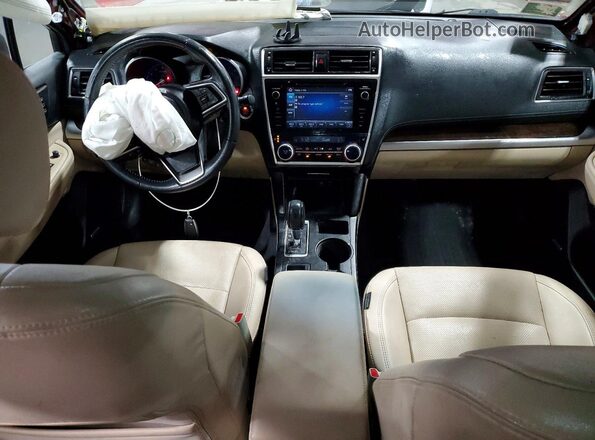 4S4BSAKC4J3274023 2018 SUBARU OUTBACK Maroon Vista del salpicadero
