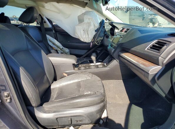 4S4BSAKC6H3215629 2017 SUBARU OUTBACK Gray Вид салону спереду