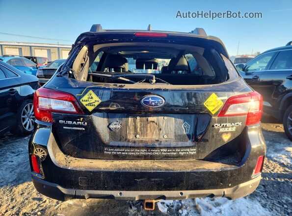 4S4BSANC1H3326536 2017 SUBARU OUTBACK Black უკანა ხედი